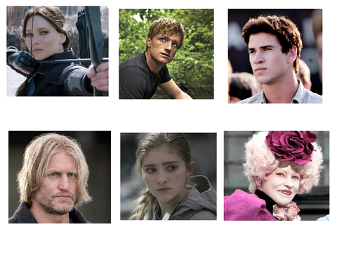 Vote personnages hunger games
