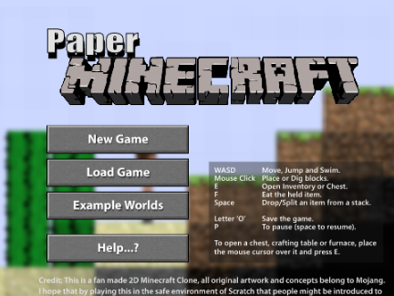 Minecraft (2D) 