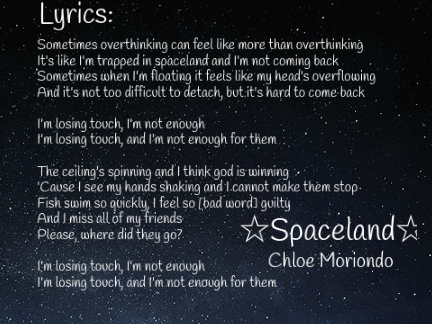 Spaceland-Chloe Moriondo