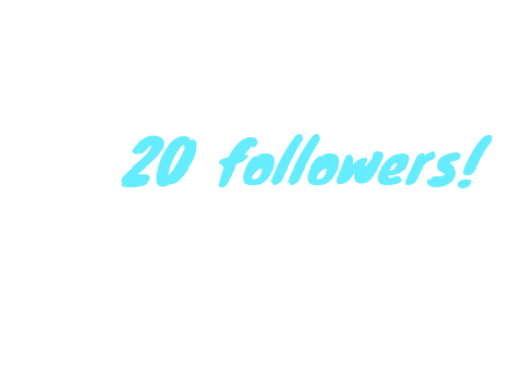 20 followers contest!