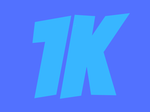 1,000 Followers! #1k #all