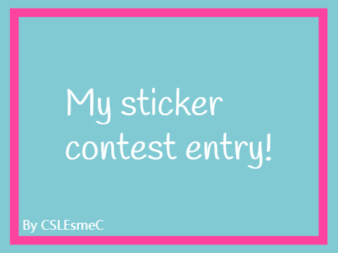 Sticker contest entry!