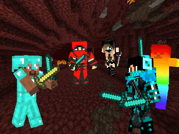 Cool picture Battle For the Nether front cover by Creepersmilestar