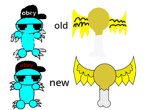 blue eyes and Ra redesign