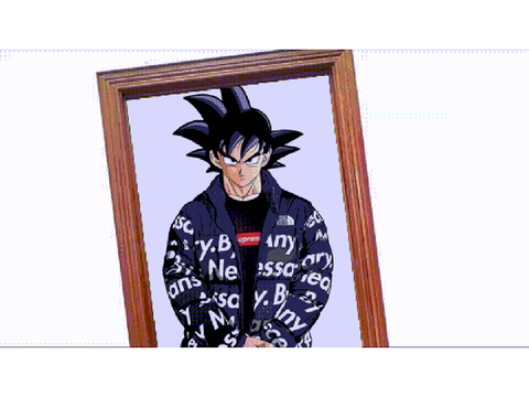 it's drip goku i swear