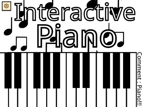 Interactive piano #music #all #piano