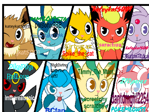 Sign your name beside ur favorite eeveelutions! remix remix remix remix remix remix remix r..… remix