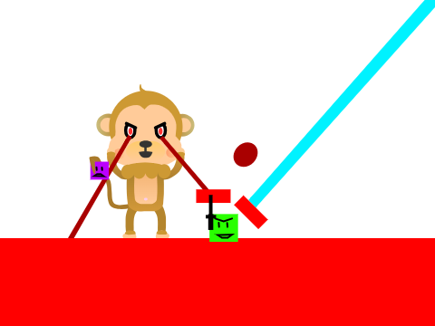 Monkey vs Cube (singleplayer)