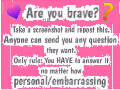 Ask me something embarrassing!