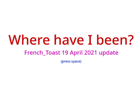 19 April 2021 update