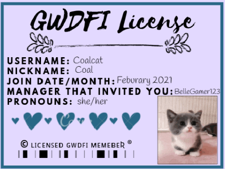GWDFI member license template B) @Coalcat