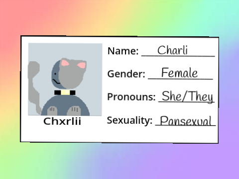 My Student Info Card! :D