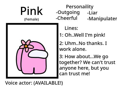 Yellow, Purple, and Pink Audition
