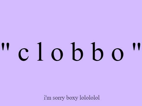 c l o b b o 