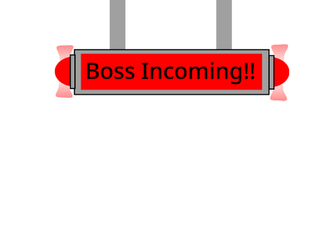 Boss incoming animation for SD (Scratch dash)