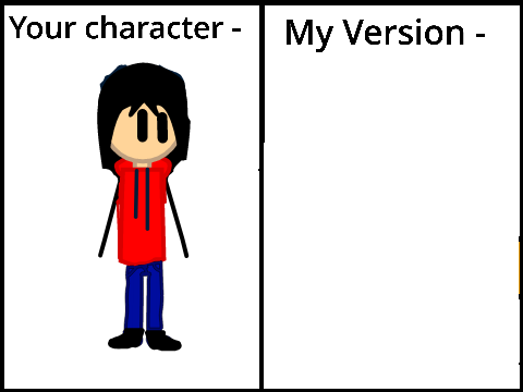 I'll redraw ur character! (OPEN) remix