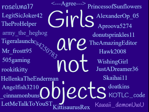 ✰GIRLS ARE NOT OBJECTS✰ remix