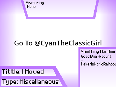 I Moved