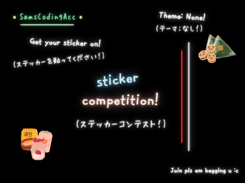 Sticker Comp! 