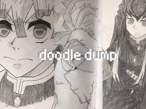 small doodle dump (sketchbook)