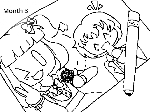 (WIP [No Animation Coding Added]) Music Like Magic Animatic!!! =D =D =D