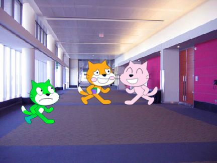 Scratch cat gets a crush