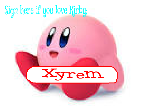 Sign if you love kirby! remix