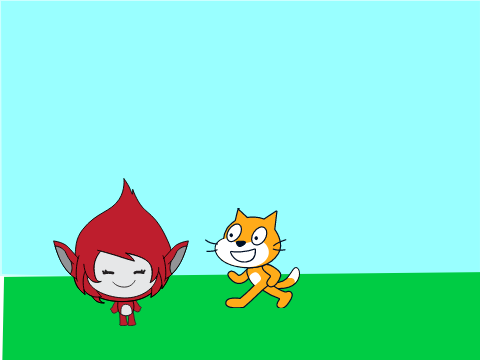 Scch and giga go to the park.