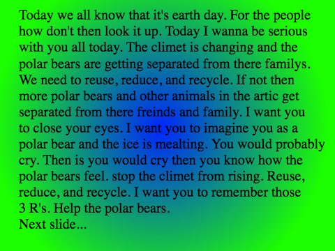 Earth Day...