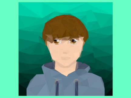 Sloopster pfp poly art remix
