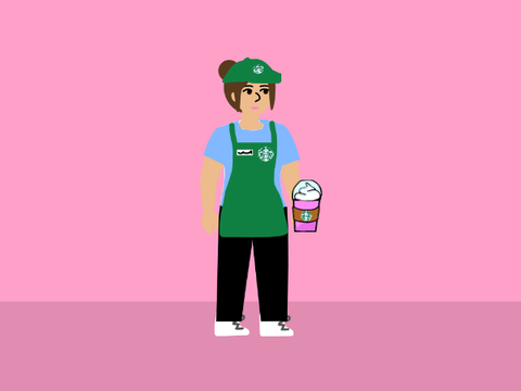 Starbucks dress-up!