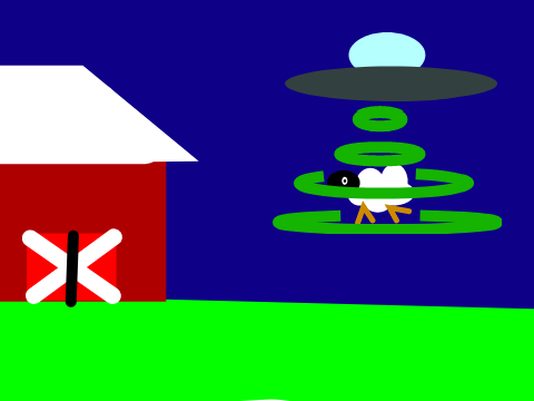 Alien Abduction Art