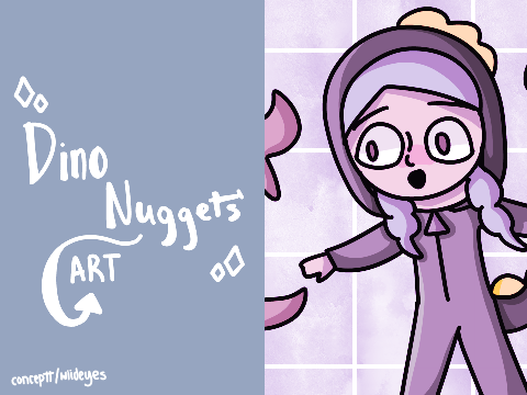 dino nuggets - art