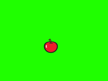 nothing but a green screen