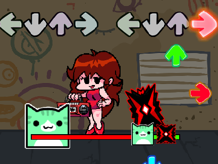 friday night funkin: whitty mod (lo-fight) but its geometry dash