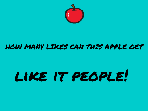 LIKE THE APPLE!