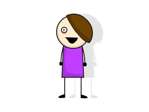 Me but cartoon