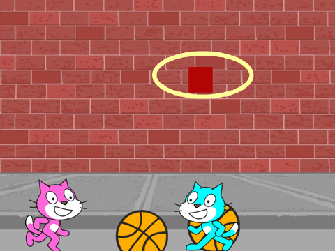 Scratch basketball game 2 player
