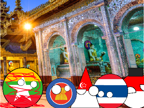 Meanwhile in Myanmar - Countryball