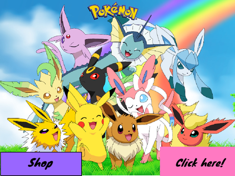 Eevee Evolution Clicker Game!(Pokémon)