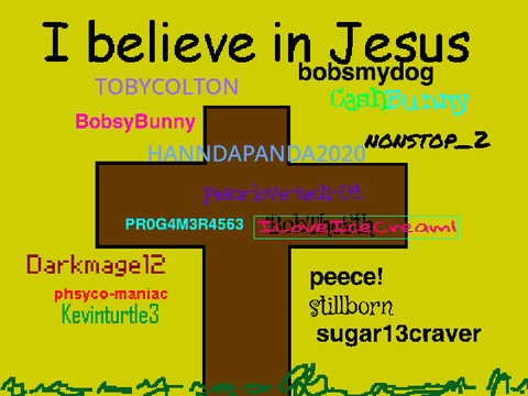 Sign Your Username If You Believe In Jesus