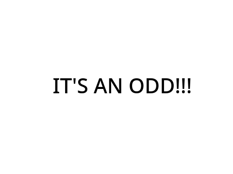 Odd and Even detector