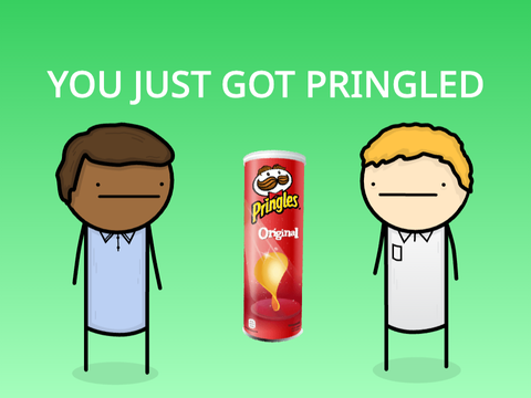 YOU JUST GOT PRINGLED