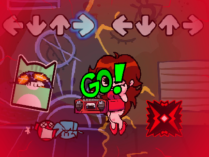 fnf whitty mod: ballistic but its geometry dash