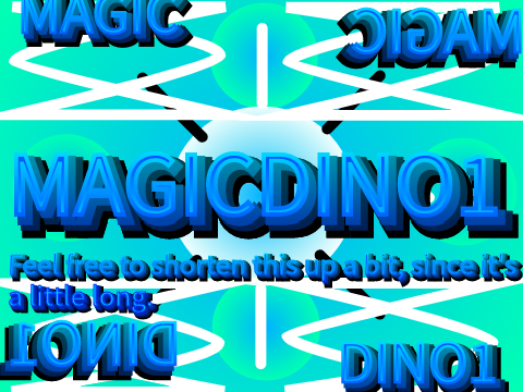 Entry for magicdino1