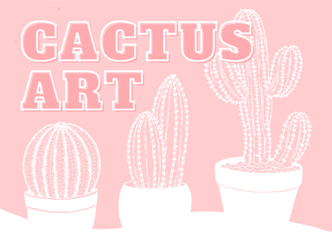 cactus art ˎˊ-