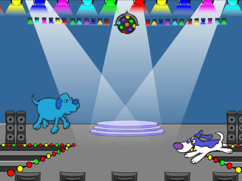 Dog dance party