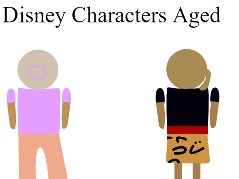 ■□ Disney Characters Aged! ■□