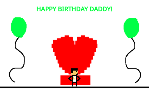 Birthday present for daddy