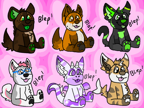 Free Blep Plush Art